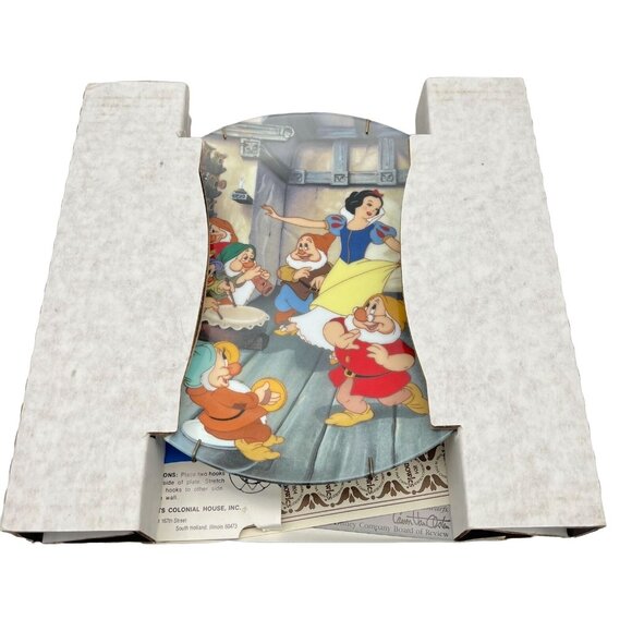 Disney Knowles China Plate #19396F The Dance of Snow White and the Seven Dwarfs - Picture 2 of 8